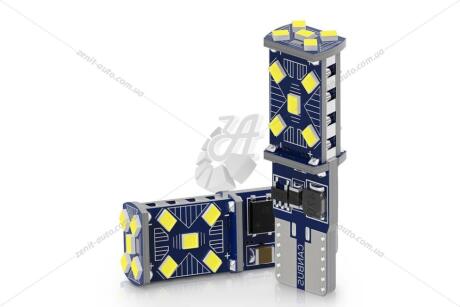 Лампа светодиодная T10 12V 2,6W 800Lm (11x33mm)(Yes canbus) (кратно 2) WANLANDA 'T10201615A