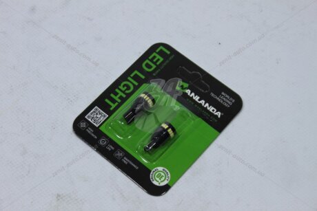 Лампа світлодіодна T10 12V 1,68W 900Lm (12x26mm)(No canbus) (кратно 2) WANLANDA 'T10301421B
