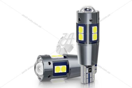 Лампа светодиодная T10 12V 2,3W 800Lm (12x36mm)(Yes canbus) (кратно 2) WANLANDA 'T10303010B