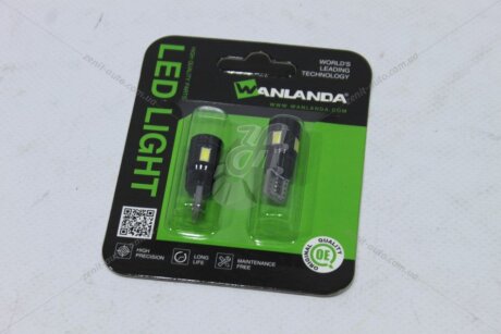 Лампа світлодіодна T10 12V 1,56W 120Lm (12x31mm)(Yes canbus) (кратно 2) WANLANDA 'T1056306TJHL