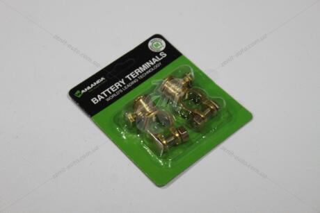 Клемма АКБ цинк(сплав), болт М8, 123мм (2 шт) WANLANDA 'WBT113