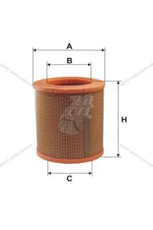 Фільтр повітряний Alfa Romeo AR 6/8/Iveco Daily/Grinta I, Daily/Grinta II (A=160, B=100, C=100, H=178) WIX WIX FILTERS WA6441