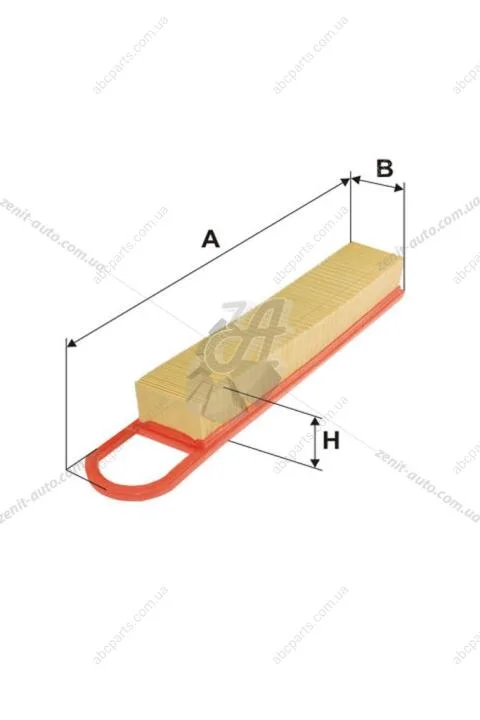 Фильтр воздушный Citroen Berlingo III, C3 II, C3 Picasso, C4, C4 II, C4 Picasso, DS3, DS4 WIX WIX FILTERS WA9596 (фото 1)