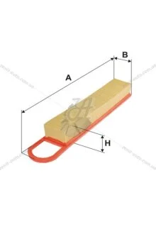 Фильтр воздушный Citroen Berlingo III, C3 II, C3 Picasso, C4, C4 II, C4 Picasso, DS3, DS4 WIX WIX FILTERS WA9596