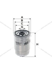 Фильтр топливный Iveco/Jelcz/Steyr/Claas/New Holland/Alfa Romeo/Audi WIX WIX FILTERS WF8042