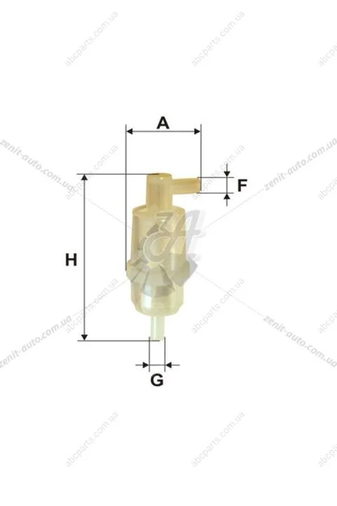 Фильтр топливный Evobus/John Deere/Mercedes Unimog//Mercedes 200, 220, 240, 250, 290, 300, 350, C (W202 WIX WIX FILTERS WF8125 (фото 1)