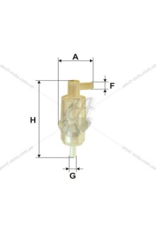Фільтр паливний Evobus/John Deere/Mercedes Unimog//Mercedes 200, 220, 240, 250, 290, 300, 350, C (W202 WIX WIX FILTERS WF8125