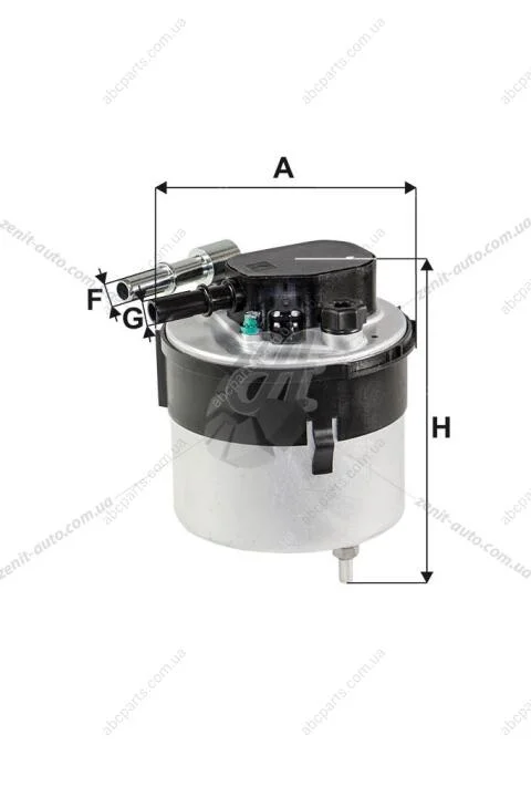 Фильтр топливный Ford C-Max, Fiesta VI (08-), Focus C-Max, Focus II WIX WIX FILTERS WF8451 (фото 1)