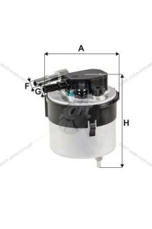 Фильтр топливный Ford C-Max, Fiesta VI (08-), Focus C-Max, Focus II WIX WIX FILTERS WF8451