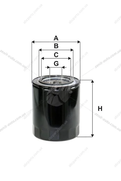 Фильтр масляный Hyundai/Kia/Mazda/Mitsubishi Colt II, Forester, Galant III WIX WIX FILTERS WL7154 (фото 1)