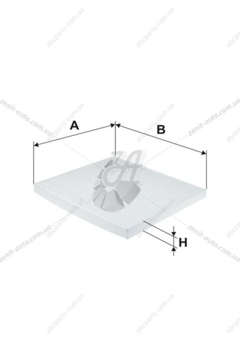 Фільтр салону Hyundai Grandeur / Azera, Santa Fe III, Sonata VI, Kia Optima WIX WIX FILTERS WP2120 (фото 1)