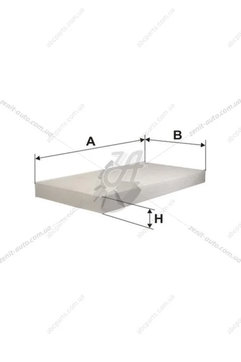 Фильтр салона Fiat Croma II/Opel Combo B, Corsa C, Signum, Tigra II, Vectra C WIX WIX FILTERS WP9034 (фото 1)