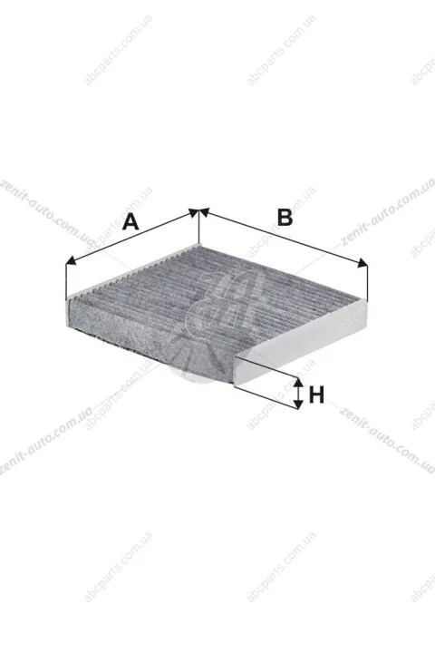 Фільтр салону (вугільний) Daihatsu Charade II/Lexus CT, GS, IS/Subaru Legacy IV, Outback III, Trezia WIX WIX FILTERS WP9291 (фото 1)