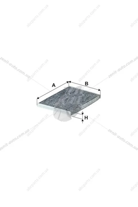 Фільтр салону (вугільний) Nissan Qashqai, X-Trail II WIX WIX FILTERS WP9351 (фото 1)
