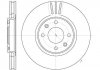 Диск гальмівний передній (кратно 2) (Remsa) PSA Berlingo Partner II 08> / C4 I II / 207 207+ / 307 308 / 2008 3008 WOKING D6604.10 (фото 2)