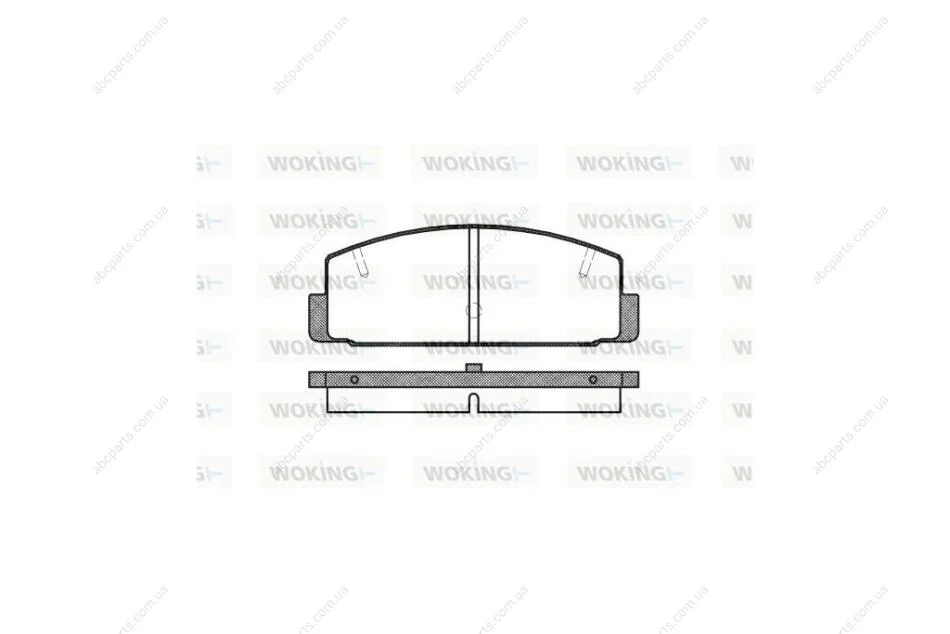 Колодки гальмівні диск. задн. (вир-во Remsa) Mazda 6 I II WOKING P0793.20 (фото 1)
