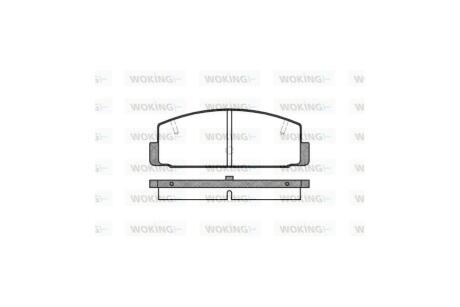 Колодки тормозные диск. задн. (Remsa) Mazda 6 I II WOKING P0793.20
