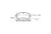 Колодки тормозные диск. перед. (пр-во Remsa) Mercedes-benz Sprinter 46-t 3.0 06-,Mercedes-benz Sprinter 5-t 1.8 06- WOKING P13433.00 (фото 1)