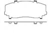 Колодки гальмівні диск. перед. (Remsa) Mazda CX-7 CX-9 07> / Ford Edge 08> 10> / Mitsubishi Pajero Sport III 2,4d 15> WOKING P13673.02 (фото 2)