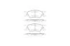 Колодки гальмівні диск. перед. (вир-во Remsa) Ford B-max 1.0 12-,Ford B-max 1.4 12-,Ford B-max 1.5 12- WOKING P14143.00 (фото 1)