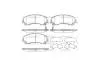 Колодки тормозные диск. перед. (пр-во Remsa) Nissan X-Trail (14-), Infiniti Q50 (13-) WOKING P15073.12 (фото 1)