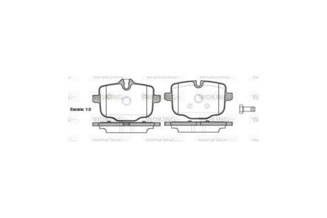 Колодки гальмівні диск. задн. (Remsa) BMW 5F10 5G30 7G11 WOKING P15333.00