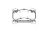 Колодки тормозные диск. перед. (пр-во Remsa) Audi A4 A5 A6 A7 A8 17> (P15633.00) WOKING 'P15633.00 (фото 1)