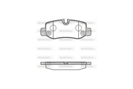 Колодки гальмівні диск. задн. (Remsa) MB Vito 447 14> WOKING P17243.00
