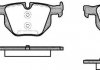 Колодки тормозные диск. задн. (Remsa) BMW 3e90 WOKING P2813.70 (фото 2)