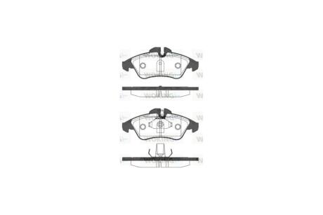 Колодки гальмівні диск. перед. (Remsa) WOKING P4783.10
