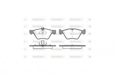 Колодки гальмівні передні (Remsa) MB E210 E211 WOKING P7013.00