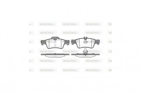 Колодки тормозные диск. задн. (Remsa) Mercedes-benz Cls (c218) 2.1 11-,Mercedes-benz Cls (c218) 3.0 11- WOKING P8913.00