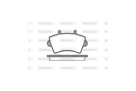Колодки гальмівні диск. перед. (Remsa) Renault Master Movano 00> 06> WOKING P9193.00