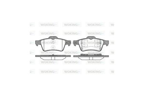 Колодки гальмівні диск. задн. (Remsa) Mazda 3 I II / Focus II C-max Connect / Vectra C / Laguna II / C5 III / Primera P12 WOKING P9423.00