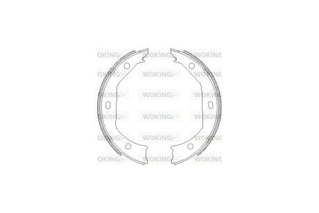Колодки стоянкового гальма (Remsa) BMW 3e90 X1e83 WOKING Z4716.00