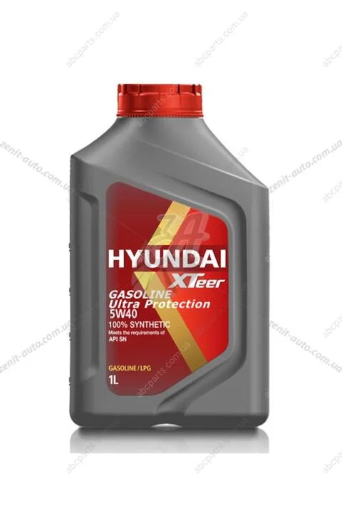 Масло ДВС 5W-40 Xteer HYUNDAI бенз, Gasoline Ultra Protection SN, 1л, синт XTeer 1011126 (фото 1)