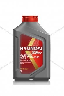 Масло ДВС 5W-40 HYUNDAI бенз, Gasoline Ultra Protection SN, 1л, синт XTeer 1011126