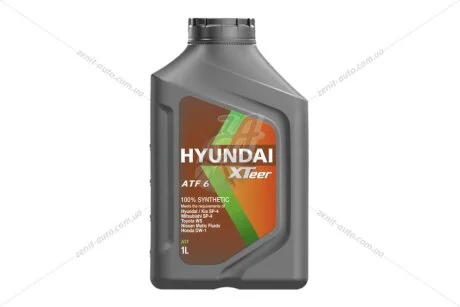 Масло трансмисс. ATF Xteer HYUNDAI ATF 6, 1л, синт. XTeer 1011412
