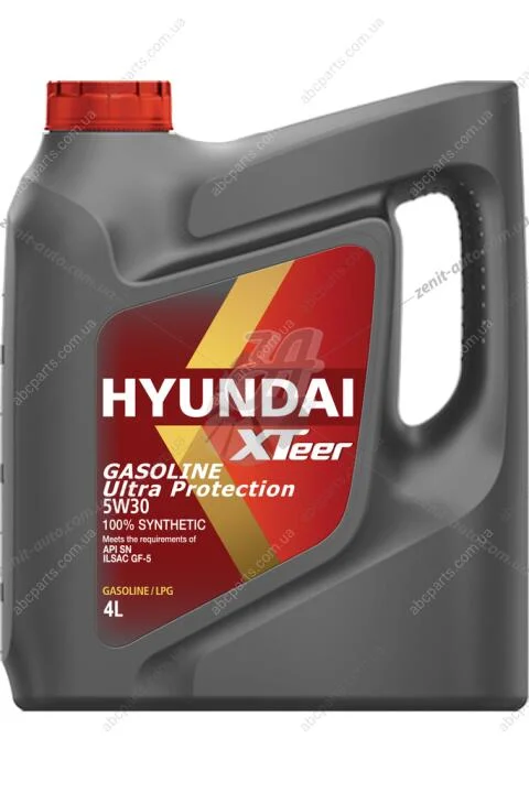 Олива моторна 5W-30 Xteer HYUNDAI бенз, Gasoline Ultra Protection SP/GF-6, 4л, синт XTeer 1041002 (фото 1)