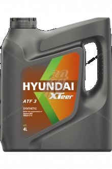 Масло трансмисс. ATF HYUNDAI Dexron3, 4л, п/синт XTeer 1041009