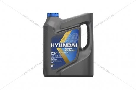 Масло ДВС 5W-30 HYUNDAI диз, Diesel Ultra SN/CF, ACEA C3-16, 4л, синт_АКЦИЯ_ XTeer 1041222