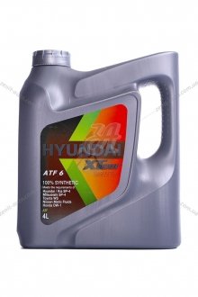 Масло трансмисс. ATF HYUNDAI ATF 6, 4л, синт. XTeer 1041412