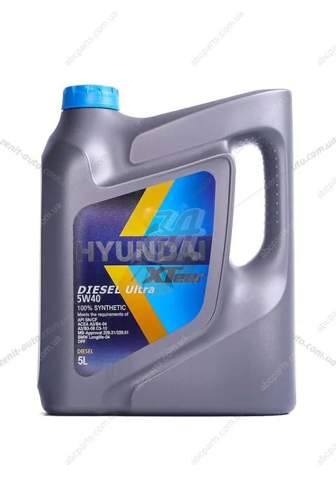 Олива моторна 5W-40 Xteer HYUNDAI диз DPF, D800 SN Plus, ACEA C3-16, 5л, синт. XTeer 1051223 (фото 1)