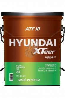 Масло трансмисс. ATF HYUNDAI Dexron3, 20л, п/синт XTeer 1120006