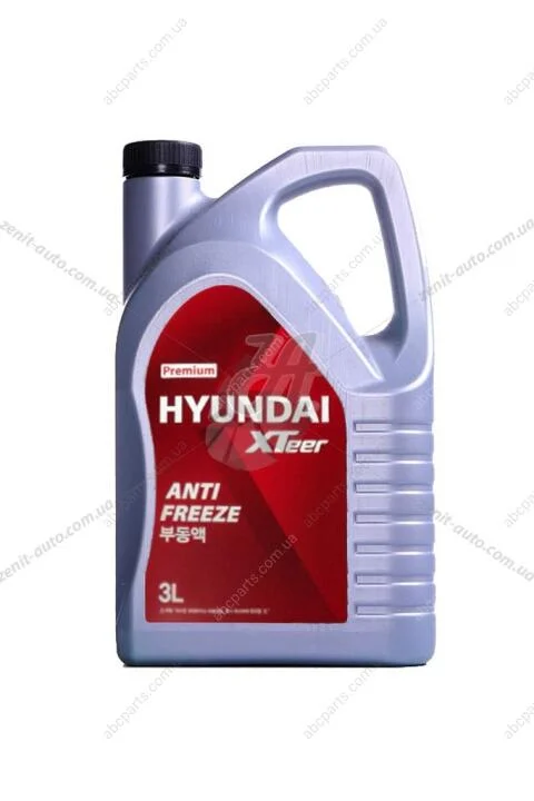 Антифриз HYUNDAI, (концентрат) 3л, (червоний) 100% OilBank XTeer 2030001R (фото 1)